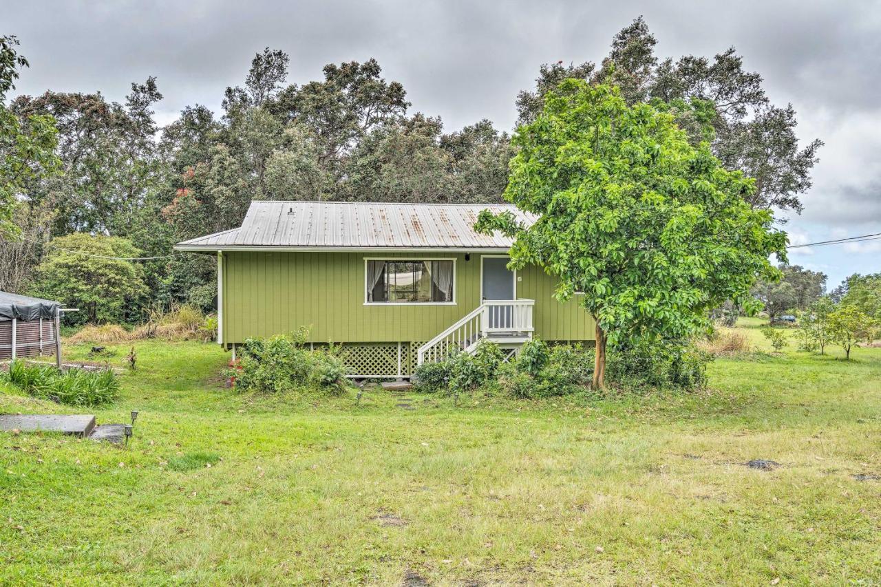 Peaceful Abode With Deck, 13 Mi To Black Sand Beach! Naalehu Exterior foto